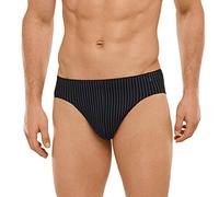 Schiesser Herren Slip Long Life Cotton Supermini 2er Pack, Farbe:blau-schwarz (001);Größe:6/L