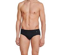 Schiesser Herren Slip Midi-Slip mit Eingriff Long Life Cotton - 172470, Größe Herren:7, Farbe:schwarz