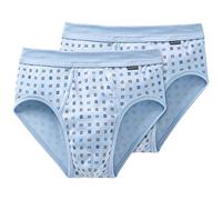 Schiesser Herren Sportslip Essentials 2er Pack mit Eingriff Blau (802-air) Gr. XX-Large (8/XXL)