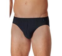Schiesser Supermini blauschwarz gestreift - Long Life Soft für Herren 6