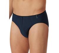 Schiesser Herren Slip Supermini Long Life Soft gestreift Dunkelblau Größe 5