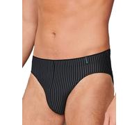 Schiesser Herren Slip Supermini 174645-815 Long Life Soft Navy-Schwarz gestreift Größe 10 (4XL)