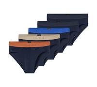 Rioslip SCHIESSER "95/5 Multipacks", Herren, Gr. 6, bunt (931, sonstige), Single Jersey, Obermaterial: 95% Baumwolle, 5% Elasthan, körpernah, Unterhosen, ohne Eingriff, Logobund (72988659-6) 931, sons