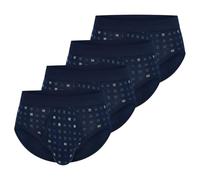 Schiesser Herren Slips mit Eingriff, Feinripp, Weiß, 4er Pack