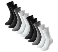 Schiesser Herren Socken 10er Pack - Bluebird Serie, Stay Fresh Technologie, Druckfreier Bund, Handgekettelte Fersen & Zehen, Pflegeleicht