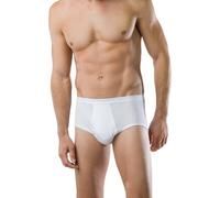 Schiesser Herren Sport Slip Classics doppelripp Brief 2er Pack, Farbe:Weiß (100);Größe:12/5XL