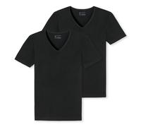 Schiesser Herren T-Shirt Unterhemd Doppelpack 95/5 V-Ausschnitt Box - 173982
