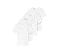 Schiesser Herren T-Shirt 4-Pack Uncover by Weiss - Größe L