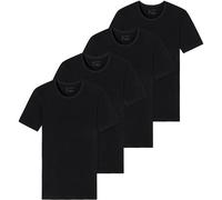 SCHIESSER Herren T-Shirt 4er Pack - Serie "95/5", Rundhals, S-XXL 2XL Schwarz
