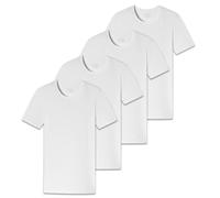 SCHIESSER Herren T-Shirt 4er Pack - Serie "95/5", Rundhals, S-XXL XL Weiß