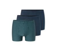 Schiesser Herren Trunk 955 3-Pack dunkelblau,türkis - Größe 9