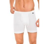Schiesser Herren Long Retroshorts - Essentials weiss Gr. 8