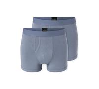 Schiesser Herren Trunk Rib Essentials 2-Pack Herren Shorts Unterwäsche Doppelpack Retro Style Baumwolle