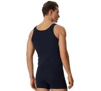 Unterhemd SCHIESSER "Unterhemd ESSENTIALS 4er Pack", Herren, Gr. M, N-Gr, blau, Obermaterial: 100% Baumwolle CO., Unterhemden Unterhemd (66213153-M) blau