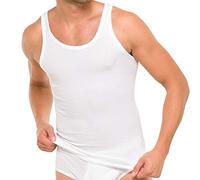 Schiesser cotton essentials Doppelripp Unterhemd 2er-Pack - Herren - 2x weiß in Größe 7