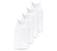 Unterhemd SCHIESSER "Unterhemd 4er Pack", Herren, Gr. XXL, N-Gr, weiß, Obermaterial: 100% Baumwolle CO., Unterhemden Unterhemd (64449814-XXL) weiß
