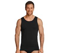 Schiesser Herren Unterhemd Long Life Cotton S M L XL XXL Schwarz Weiss Top Shirt Ärmellos Baumwolle Basic, Größe:7 (XL), Farbe:Schwarz (000)