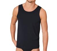 Schiesser Herren Shirt ohne Arm Long Life Soft Blauschwarz Größe XL