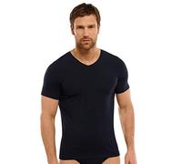 Schiesser Herren T-Shirt 155630-100 – V-Ausschnitt, kurzarm, Long Life Soft, weiß – Größe M