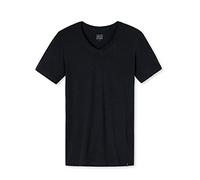 Schiesser Herren T-Shirt Long Life Soft Rundhals Kurzarm Blauschwarz