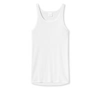 SCHIESSER Herren Unterhemd - Sport-Jacke, ohne Arm, Original Feinripp, einfarbig Weiß S