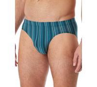 Schiesser Herren Unterwäsche Minislip für Männer Weich und Bequem Ohne Gummibund Bio Baumwolle-Cotton Casual Slip, Blaugrün_182304, 3XL