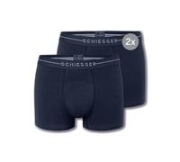 Schiesser Herren Shorts Cotton Flex - 2er-Pack Dunkelblau