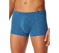 Schiesser Herren-Shorts Long Life Soft – Modal, atmungsaktiv & weich – gemustert Blau