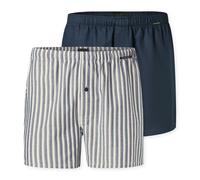 Weiter Boxer SCHIESSER "Boxershorts Multipacks", Herren, Gr. 10, sortiert 2, Webqualität, Obermaterial: 100% Baumwolle, weit, Unterhosen, mit Eingriff, Knopf (30719864-10) sortiert 2