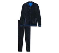 Schiesser Herren Zweiteiliger Schlafanzug Hausanzug, Blau (Dunkelblau 803), 4XL/5XL (Herstellergröße: 4XL/5XL)