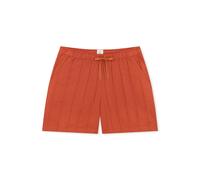 Hose kurz Webware Seersucker terracotta - Mix+Relax 42