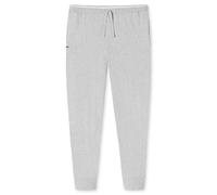 Schiesser Herren Lange Schlafhose mit Bündchen Bio-Baumwolle-Mix + Relax Pyjamaunterteil, grau-Mel_182183, 54