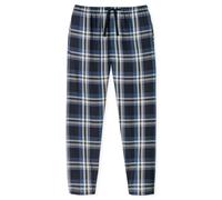 Schiesser Pyjamahose Mix + Relax – Lange Schlafhose Bio-Baumwolle Herren Marine Gr. 54