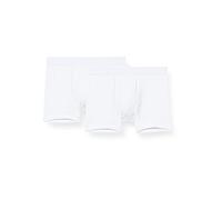 Schiesser Shorts 2er-Pack Organic Cotton Webgummibund weiß - 95/5 für Jungen 152