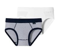 Schiesser - Sportslip NEW STRIPES 2er Pack in weiß/navy Gr.92