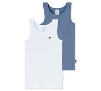 Schiesser Jungen Unterhemd Feinripp Unterwäsche, Sortiert 1_173114, 92 (3er Pack)