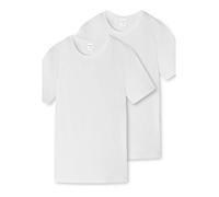 Schiesser Shirt kurzarm 2er-Pack Organic Cotton weiß - 95/5 für Jungen 164