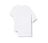 SCHIESSER Jungen T-Shirt 2er Pack - Serie "95/5", Rundhals, uni, Organic Baumwolle Weiß L