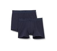 Schiesser Shorts 2er-Pack Organic Cotton, Webgummibund, nachtblau, 95/5 für Jungen 176