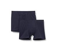 Schiesser Jungen 2 Pack Unterwäsche Boxershorts Weiches Bündchen - 95/5 Organic Bio Baumwolle Größe 92 Bis 140, Nachtblau_173535, 152 EU