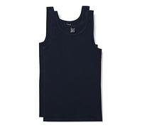 Schiesser Tank Tops 2er-Pack Bio-Baumwolle 95/5 Nachtblau Jungen Größe 164