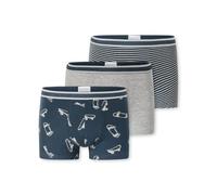 Schiesser Jungen 3 Pack Boxershorts - 95/5 Baumwolle - Größe 92 bis 140