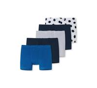 Schiesser Jungen 5 Pack Boxershort - 95/5 Baumwolle - Größe 92 bis 140