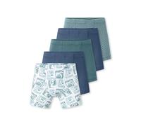 Schiesser Jungen 5 Pack Boxershort Unterhosen - 95/5 Organic Bio Baumwolle - Größe 92 bis 140