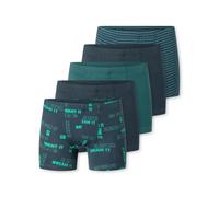 Schiesser Jungen 5 Pack Boxershorts mit weichem Bündchen, Größe 140 bis 176