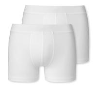 Schiesser Boxershorts 95/5 2er Pack in weiß, Gr. 176, junge
