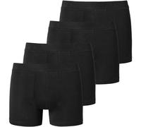 Boxershorts SCHIESSER "Boxershort 4er Pack", Jungen, Gr. 152, schwarz, Obermaterial: 95% Baumwolle CO. 5% Elasthan EL., Unterhosen (25296866-152) schwarz