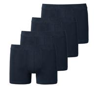 SCHIESSER Jungen Boxerhorts, 4er Pack - Unterhose, Pants, Cotton Stretch, 140-176 Dunkelblau 176