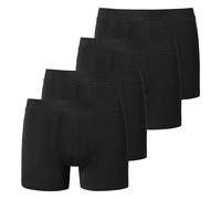 SCHIESSER Jungen Boxerhorts, 4er Pack - Unterhose, Pants, Cotton Stretch, 140-176 Schwarz 164