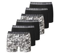 Schiesser Jungen Boxershorts aus Bio-Baumwolle (3er Pack), 6 x Schwarze Mischung, 140